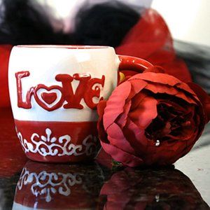 Michaels Novelty LOVE Ceramic Mug